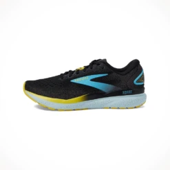 BROOKS Ghost 16 — Men's -Outdoor Sports Shop Brooks Ghost 16 Black Forged Iron Blue Mens 2024 Left