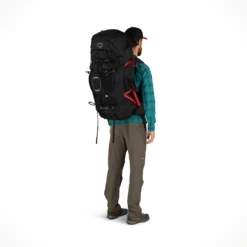 Osprey Aether Plus 100 -Outdoor Sports Shop Camping Backpacks Mens Osprey Aether Plus 100 Black Model Rear