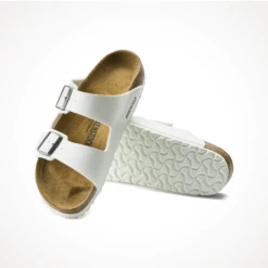 Birkenstock Arizona (Birko-Flor) — Women's 8 Birkenstock Arizona (Birko-Flor) — Women's -Outdoor Sports Shop Footwear Birkenstock Womens Arizona Birko Flor White Iso 2