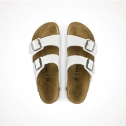 Birkenstock Arizona (Birko-Flor) — Women's 9 Birkenstock Arizona (Birko-Flor) — Women's -Outdoor Sports Shop Footwear Birkenstock Womens Arizona Birko Flor White Top