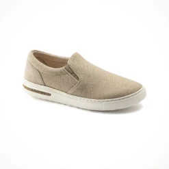 Birkenstock Oswego Canvas — Women's -Outdoor Sports Shop Footwear Birkenstock Womens Oswego Canvas Sandcastle ISO