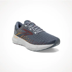 BROOKS Glycerin 20 — Men's -Outdoor Sports Shop Footwear Brooks Mens Glycerin 20 Grey Chili Oil Orange Iso