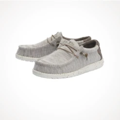 Hey Dude Wally Stretch — Men's -Outdoor Sports Shop Footwear Hey Dude Mens Wally Stretch Limestone Iso