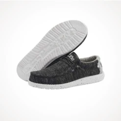 Hey Dude Wally Stretch — Men's -Outdoor Sports Shop Footwear Hey Dude Mens Wally Stretch Meteorite Iso 2