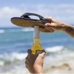 Reef Fanning — Men's -Outdoor Sports Shop Footwear Reef Mens Fanning Black Silver Lifestyle