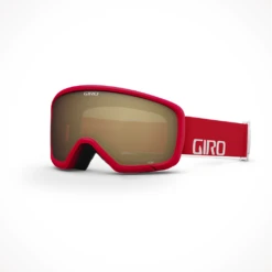 Giro Stomp — Kids' -Outdoor Sports Shop Giro Stomp Snow Goggle Red White Wordmark Amber Scarlet