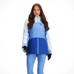 Obermeyer First Chair Jacket — Women's -Outdoor Sports Shop Obermeyer First Chair Jacket Mosaic Blue Mens 2024 Alt1