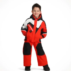 Obermeyer Super G Jacket — Kids' -Outdoor Sports Shop Obermeyer Super G Jacket Red Kids 2024 Alt1
