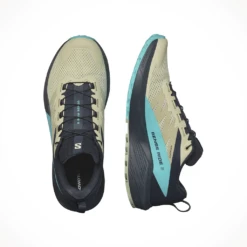 Salomon Sense Ride 5 — Men's -Outdoor Sports Shop Salomon Sense Ride 5 Alfalfa Carbon Peacock Blue Mens 2024 Pair