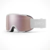 Smith Squad S 5 Smith Squad S -Outdoor Sports Shop Smith Squad S 2023 Snow Goggle White Vapor Chromapop Everyday Rose Gold Mirror