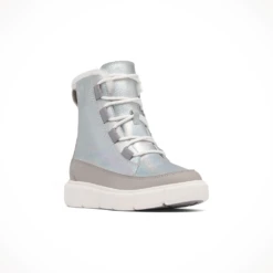Sorel Explorer III Lace Waterproof — Kids' -Outdoor Sports Shop Sorel Explorer III Lace WP Pure Silver Kids 2024 Iso