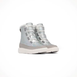 Sorel Explorer III Lace Waterproof — Kids' -Outdoor Sports Shop Sorel Explorer III Lace WP Pure Silver Kids 2024 Pair