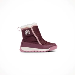 Sorel Whitney II Plus Bootie Waterproof — Kids' -Outdoor Sports Shop Sorel Whitney II Plus Bootie WP Quarry Lavender Kids 2024 Hero