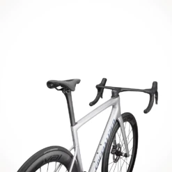 Specialized Tarmac SL8 Pro -Outdoor Sports Shop Specialized Tarmac SL8 Pro Gloss Liquid Silver Satin BLue Pearl handle