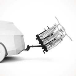 Thule Epos 3 -Outdoor Sports Shop Thule Epos 3 Platform Hitch Bike Rack On Car Tilted