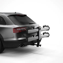 Thule Helium Platform XT 2 -Outdoor Sports Shop Thule Helium XT 2 Bike Rack Closed On Car
