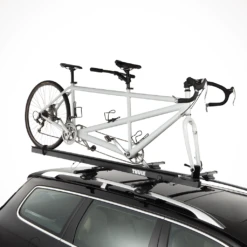 Thule Tandem Carrier -Outdoor Sports Shop Thule Tandem Roof Bike Rack Black On Car 2